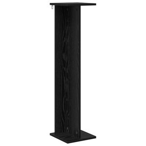 vidaXL Kasviteline Musta tammi 25 x 25,5 x 100,5 cm Tekninen puu