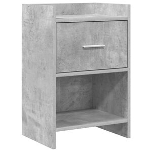vidaXL Y&ouml;p&ouml;yd&auml;t Betoninharmaa 40 x 30 x 60 cm Tekninen puu