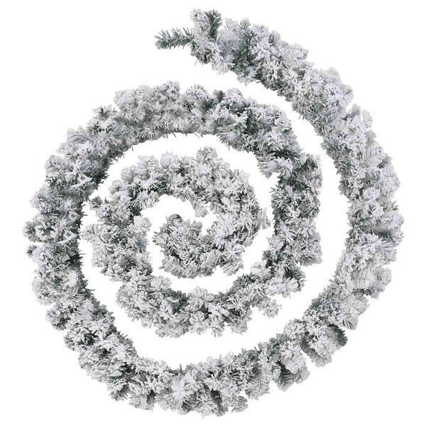 vidaXL Jouluköynnös LED-valoilla vihreä 5 m PVC