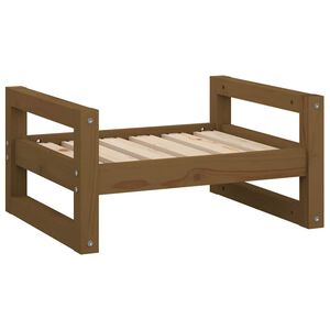 vidaXL Koirans&auml;nky hunajanruskea 55,5x45,5x28 cm t&auml;ysi m&auml;nty