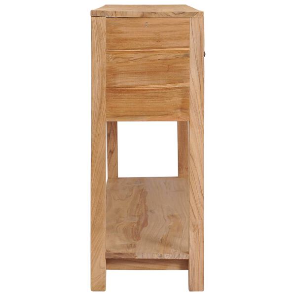 vidaXL Sivup&ouml;yt&auml; 140x30x75 cm t&auml;ysi tiikki