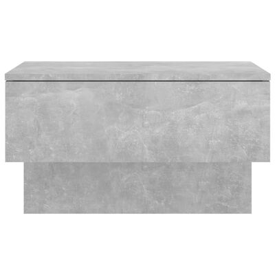vidaXL Seinäkiinnitettävä yöpöytä betoninharmaa