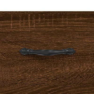 vidaXL Sohvapöytä ruskea tammi 90x50x40 cm tekninen puu