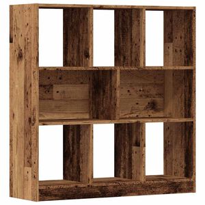 vidaXL Kirjahylly vanha puu 97,5x29,5x100 cm lastulevy