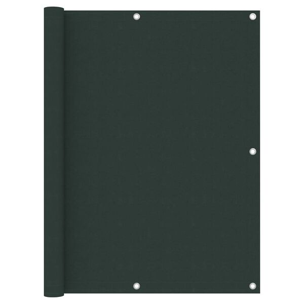 vidaXL Parvekkeen suoja tummanvihre&auml; 120x300 cm Oxford kangas