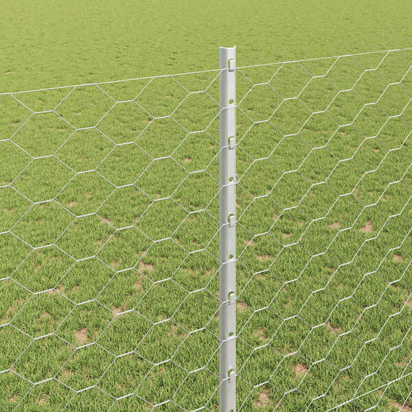 vidaXL Aita ja Tuki Hopea 1,5 x 10 m Ter&auml;s