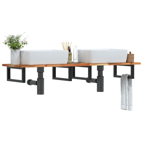 vidaXL Pesuallashylly sein&auml;lle ter&auml;s ja t&auml;ysi akasiapuu