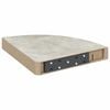 vidaXL Sein&auml;kulmahyllyt 4 kpl betoninharmaa 25x25x3,8 cm MDF