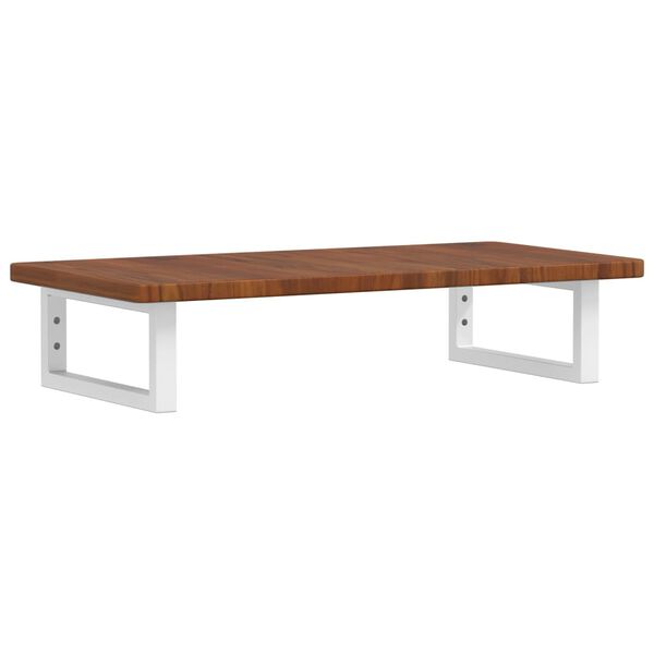 vidaXL Pesuallashylly seinälle teräs ja täysi tammi