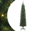 vidaXL Tekojoulukuusi jalustalla Vihre&auml; 210 cm PVC, ter&auml;s ja muovi