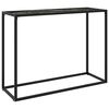 vidaXL Konsolip&ouml;yt&auml; musta 100x35x75 cm karkaistu lasi