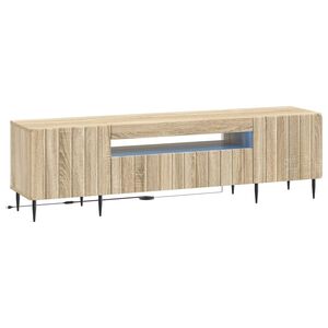 vidaXL LED TV-kaappi Sonoma-tammi Tekninen puu