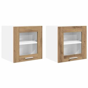 vidaXL Henkarikaappi ovella Riga 2 pcs Artisan tammi 40 x 31 x 40 cm