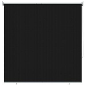 vidaXL Ulkok&auml;ytt&ouml;inen rullakaihdin 90 % UV-suojalla Musta 140 x 140 cm