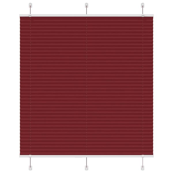 vidaXL laskostettu blind Bordeaux Red 120x150 cm Kankaan leveys