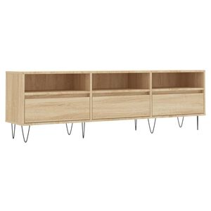 vidaXL TV-taso Sonoma-tammi 150x30x44,5 cm tekninen puu