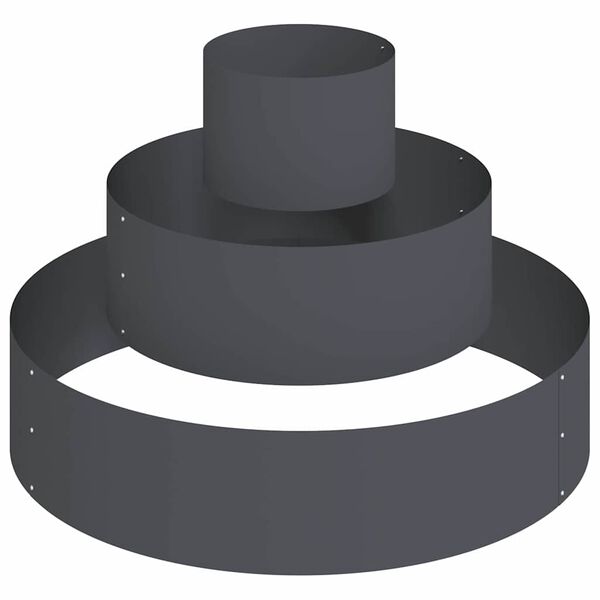 vidaXL Puutarha ruukku Antrasiitti 90 x 90 x 20 cm