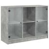 vidaXL Senkki betoninharmaa 102x37x75,5 cm tekninen puu