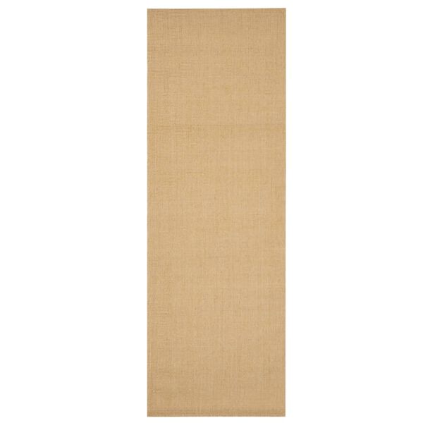 vidaXL Matto luonnollinen sisal 66x200 cm