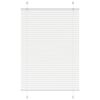 vidaXL laskostettu blind Valkoinen 90x100 cm Kankaan leveys 89,4 cm
