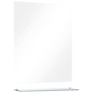 vidaXL Sein&auml;peili hyllyll&auml; 50x60 cm karkaistu lasi