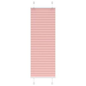 vidaXL Pliseerattu kaihdin, pinkki, 40x100 cm, kangas, leveys 39,4 cm, polyesteri