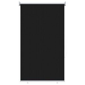 vidaXL Ulkok&auml;ytt&ouml;inen rullakaihdin 90 % UV-suojalla Musta 80 x 140 cm