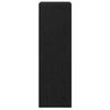 vidaXL Kylpyhuonekaappi Musta tammi. 30 x 30 x 95 cm Tekninen puu
