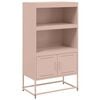 vidaXL Kaappi pinkki 68,5x38,5x123,5 cm ter&auml;s