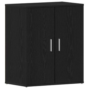 vidaXL Kenk&auml;kaappi 60 x 35 x 70 cm Tekninen puu Musta tammi