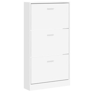 vidaXL Kenk&auml;kaappi valkoinen 59x17x108 cm tekopuusta