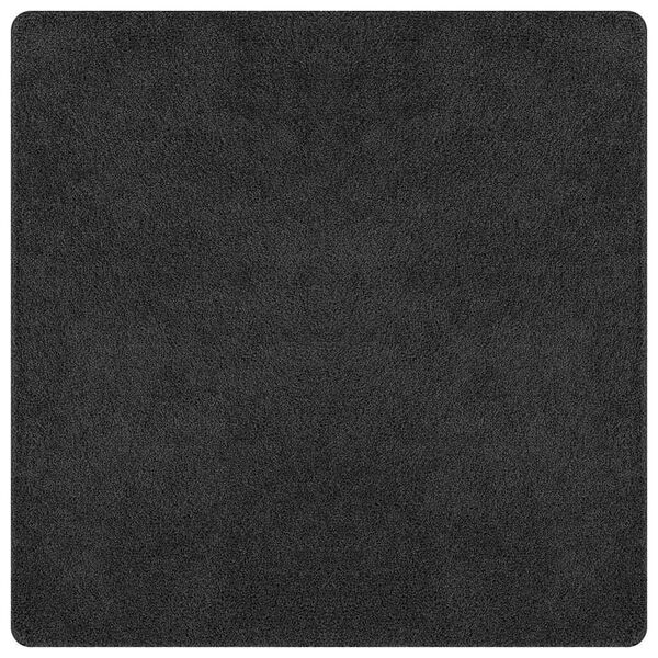 vidaXL Liukumaton Shaggy Matto Tummanharmaa 200 x 200 cm PP