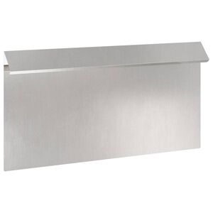 vidaXL Etanaaita 50 x 3,5 x 25 cm Ruostumaton ter&auml;s Hopea