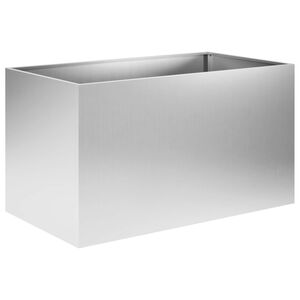 vidaXL Puutarha ruukku Hopea 80 x 50 x 50 cm Galvanoitu ter&auml;s