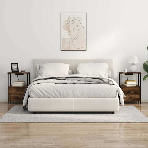 vidaXL Y&ouml;p&ouml;yt&auml;kaappi Savup&auml;hkin&auml; 40 x 31 x 60 cm Tekninen puu