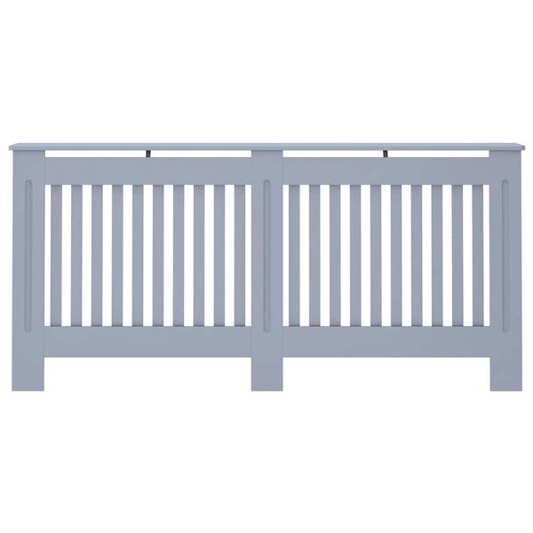 vidaXL L&auml;mp&ouml;patterin suoja antrasiitti 172x19x81,5 cm MDF