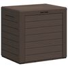 vidaXL Puutarhan varastoarkku ruskea 58,5x46x55 cm polypropeeni