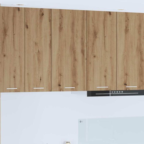 vidaXL Henkarikaappi Artisan tammesta ja valkoisesta 40 x 31 x 80 cm