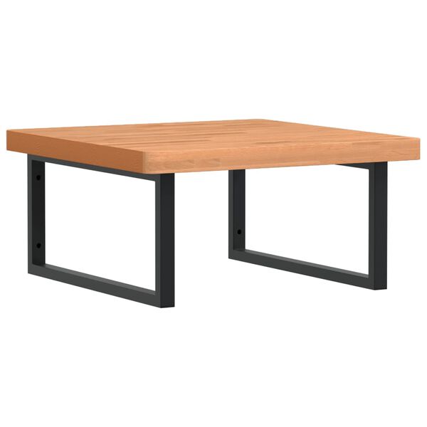 vidaXL Pesuallashylly seinälle teräs ja täysi pyökki