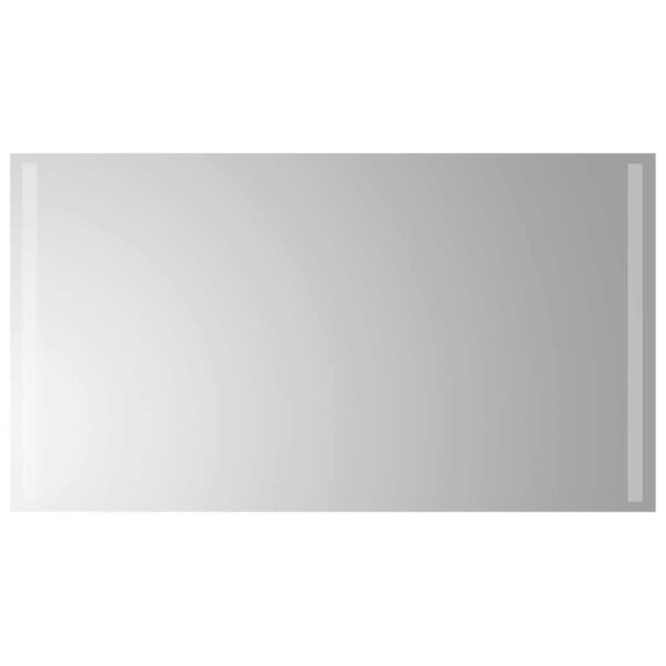 vidaXL Kylpyhuoneen LED-peili 90x50 cm