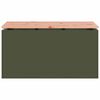vidaXL Puutarhapenkki Oliivinvihre&auml; 80 x 40 x 43 cm Ter&auml;s