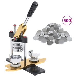 vidaXL Rintanappilaite 500 kpl pinssien osia 85 mm py&ouml;riv&auml; leikkuri