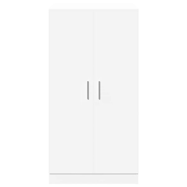 vidaXL Kenk&auml;kaappi 7 hylly&auml; Valkoinen