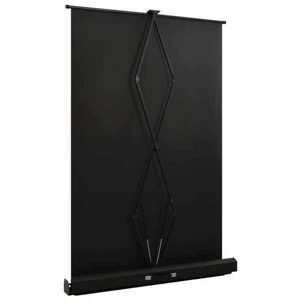 vidaXL Lattiasta nouseva valkokangas 60" 4:3