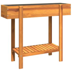 vidaXL Korotettu kukkalaatikko 90x30x75 cm t&auml;ysi akasiapuu