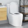 vidaXL WC-istuin Valkoinen 49 x 36 x 4 cm Duroplast