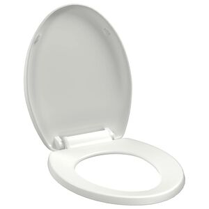 vidaXL Soft-close WC-istuin pikakiinnityksell&auml; valkoinen