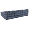 vidaXL Modulaarinen sohva 4 pcs Indigo 70 x 70 x 56 cm kangas