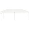 vidaXL Kokoontaittuva juhlateltta valkoinen 3x6 m