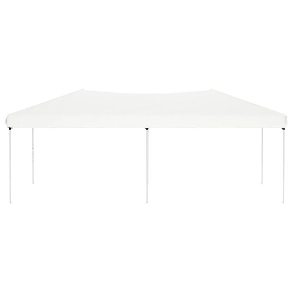 vidaXL Kokoontaittuva juhlateltta valkoinen 3x6 m